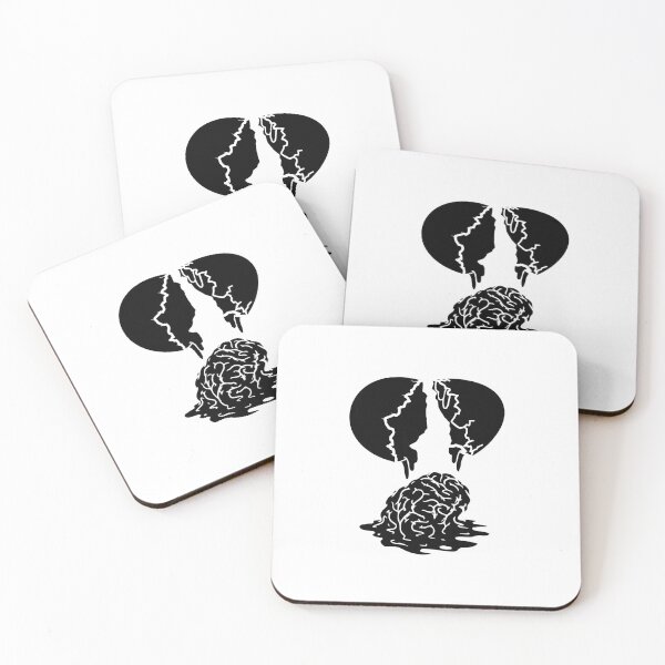 Item preview, Scrambled Thoughts | Creative Burnout Vibes | Quirky Concept Art-negative designed and sold by LordRegCreates.