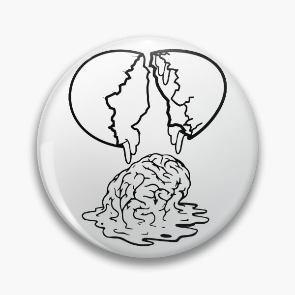 Item preview, Scrambled Thoughts | Creative Burnout Vibes | Quirky Concept Art-White designed and sold by LordRegCreates.