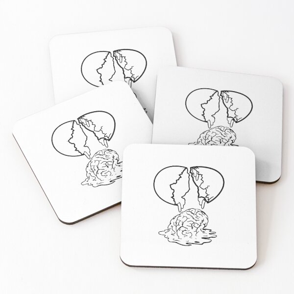 Item preview, Scrambled Thoughts | Creative Burnout Vibes | Quirky Concept Art-White designed and sold by LordRegCreates.