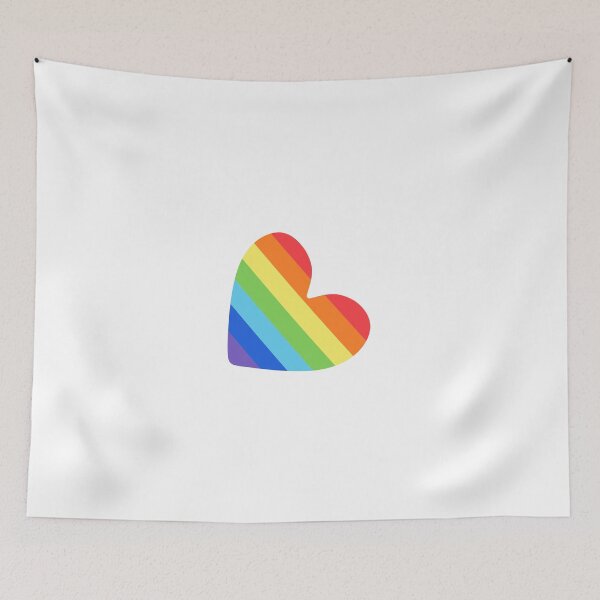 Item preview, Lucky Rainbow Heart, Unique designed and sold by villacreativa.