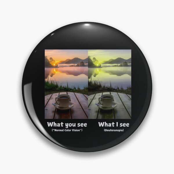 Item preview, Sunset on the Lake: Deuteranopia Awareness Design 2 designed and sold by Expathers.