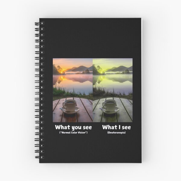 Item preview, Sunset on the Lake: Deuteranopia Awareness Design 2 designed and sold by Expathers.