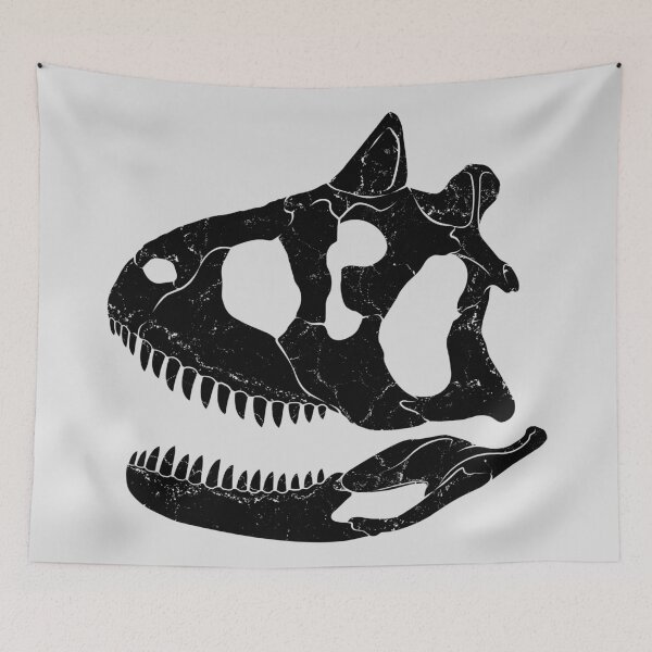 Item preview, Carnotaurus Skull Fossil designed and sold by NicGrayGraphic.