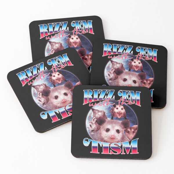Item preview, Autism Funny Rizz Em With The Tism Opossum designed and sold by LeoVargasVelha.