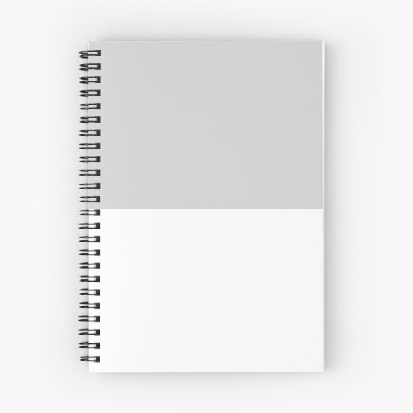 Item preview, Horizontal Halves - White and Light Gray designed and sold by JustPatterns2.
