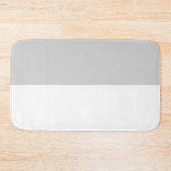 Item preview, Horizontal Halves - White and Light Gray designed and sold by JustPatterns2.
