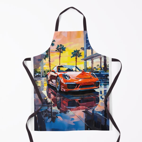 Item preview, Porsche 911 with Glass Reflections and Palm Trees designed and sold by RevUpDesign.