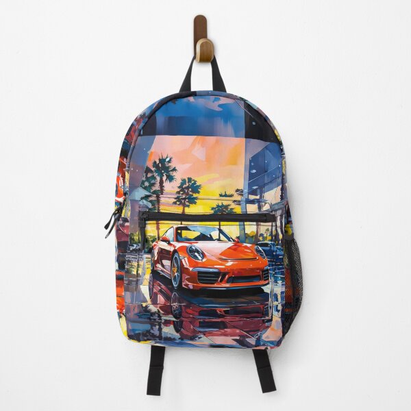 Item preview, Porsche 911 with Glass Reflections and Palm Trees designed and sold by RevUpDesign.