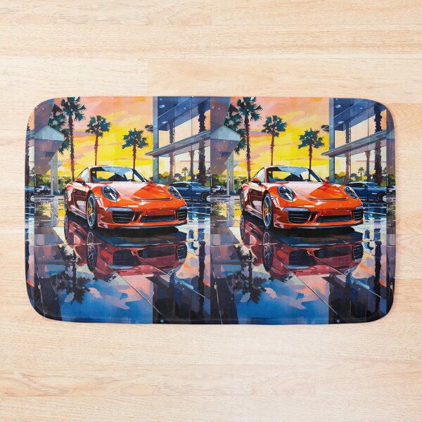 Item preview, Porsche 911 with Glass Reflections and Palm Trees designed and sold by RevUpDesign.