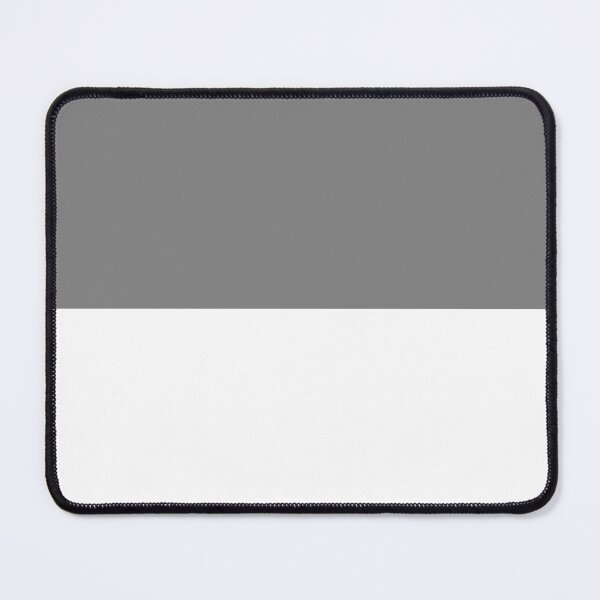 Item preview, Horizontal Halves - White and Gray designed and sold by JustPatterns2.