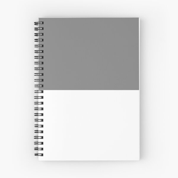 Item preview, Horizontal Halves - White and Gray designed and sold by JustPatterns2.