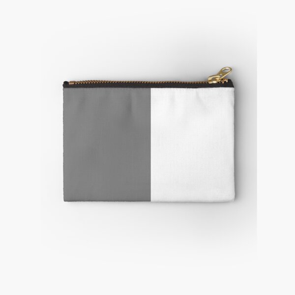 Item preview, Vertical Halves - White and Gray designed and sold by JustPatterns2.