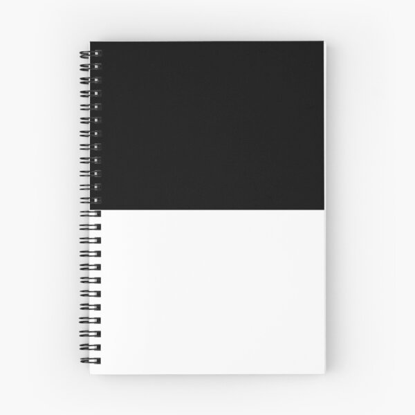 Item preview, Horizontal Halves - White and Black designed and sold by JustPatterns2.