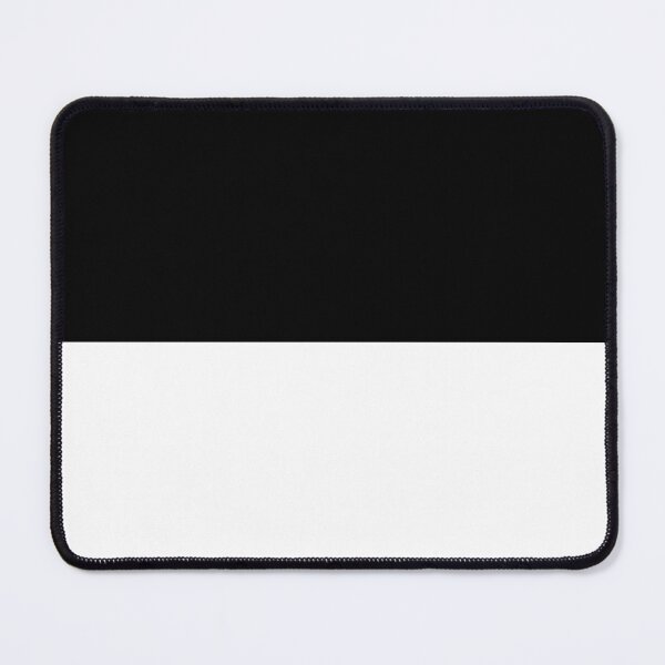 Item preview, Horizontal Halves - White and Black designed and sold by JustPatterns2.