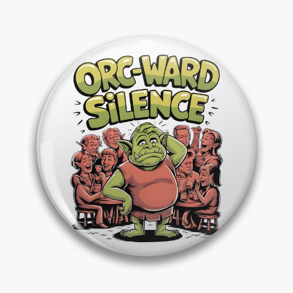 Item preview, Orc-ward Silence designed and sold by Wegetees.