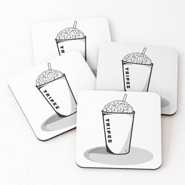 Item preview, Brain Freeze | Creative Block Vibes | Trippy Concept Art-Negative white designed and sold by LordRegCreates.