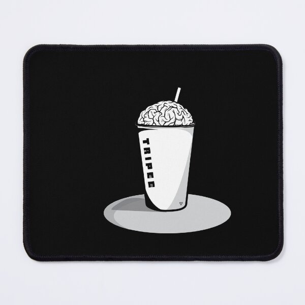 Item preview, Brain Freeze | Creative Block Vibes | Trippy Concept Art-Negative white designed and sold by LordRegCreates.