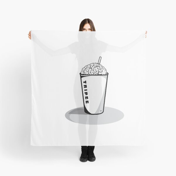 Item preview, Brain Freeze | Creative Block Vibes | Trippy Concept Art-Negative white designed and sold by LordRegCreates.