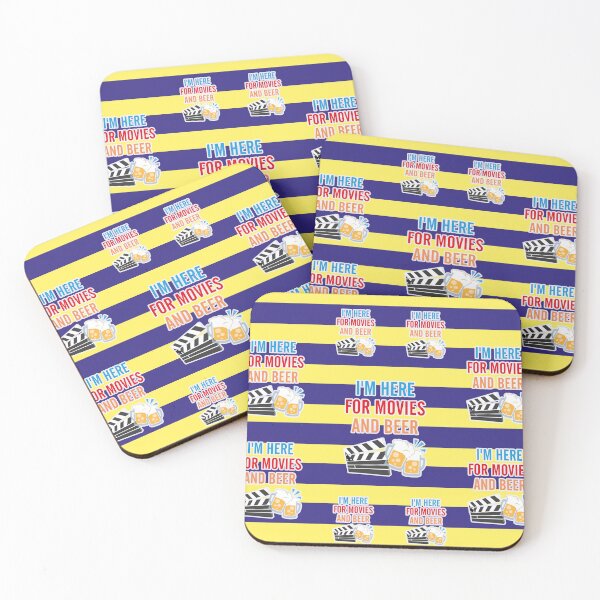 Item preview, Movies and beer, saying designed and sold by Mauswohn.