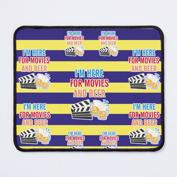 Item preview, Movies and beer, saying designed and sold by Mauswohn.