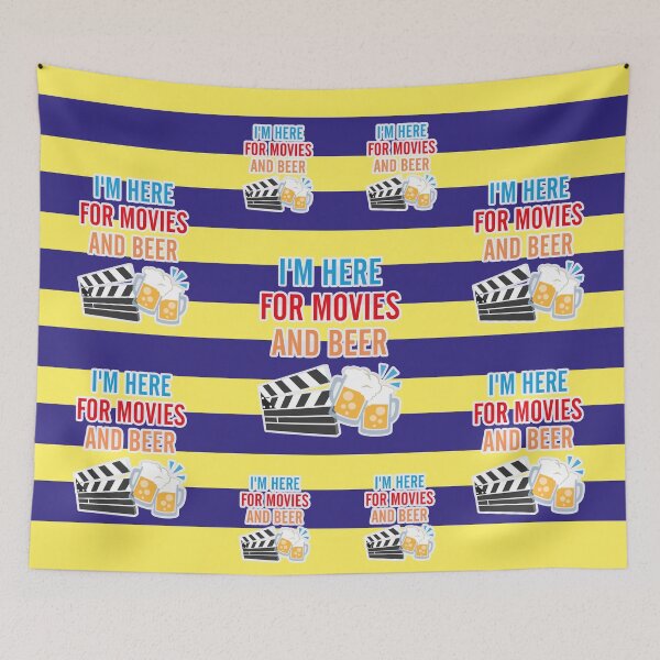 Item preview, Movies and beer, saying designed and sold by Mauswohn.