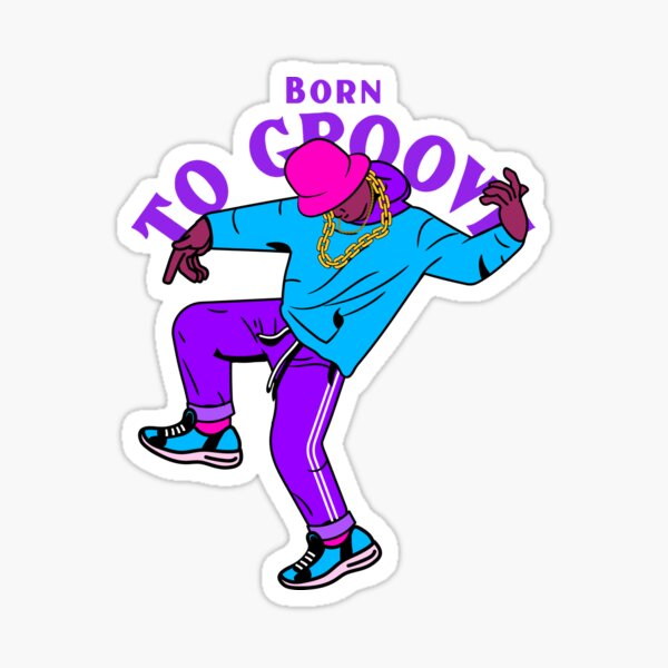 Item preview, BORN TO GROOVE HIP HOP designed and sold by ORIGINALSPIRITS.