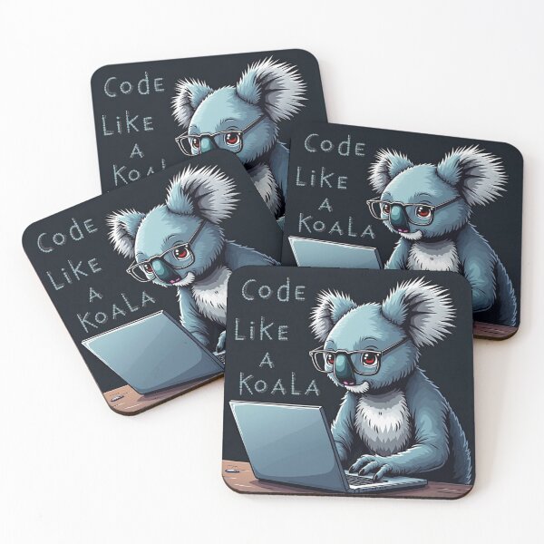 Item preview, Cute Koala-Themed Illustrations with Fun Slogans designed and sold by Koalangel.
