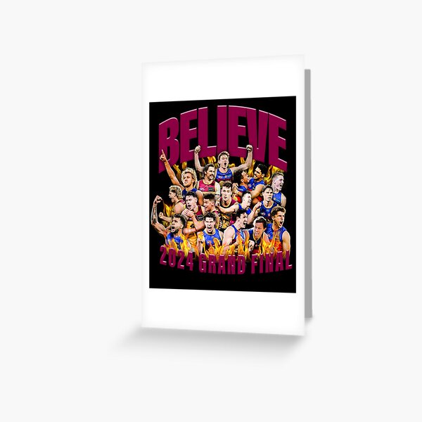 Item preview, Brisbane Lions - 2024 Grand Finalists - Believe designed and sold by emmasuniverse.