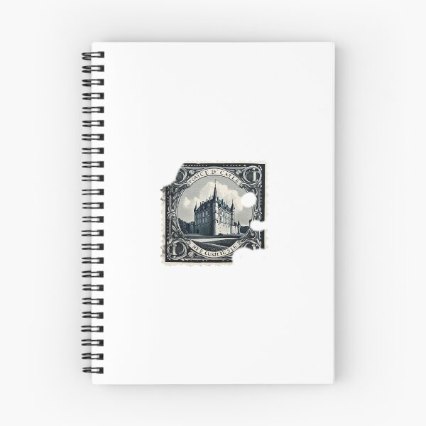 Item preview, French Castle Postage Stamp with damages designed and sold by HublyTrades6.