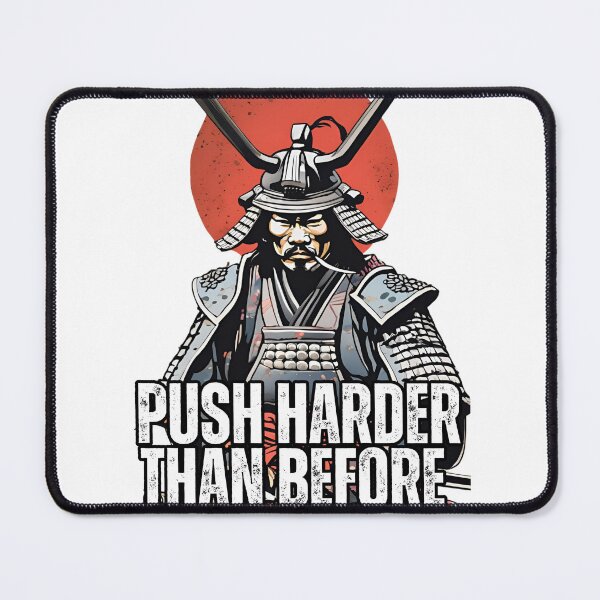 Item preview, Push Harder Than Before - Inspiring Fitness Slogan for Gym Goers designed and sold by Nalanda2000.