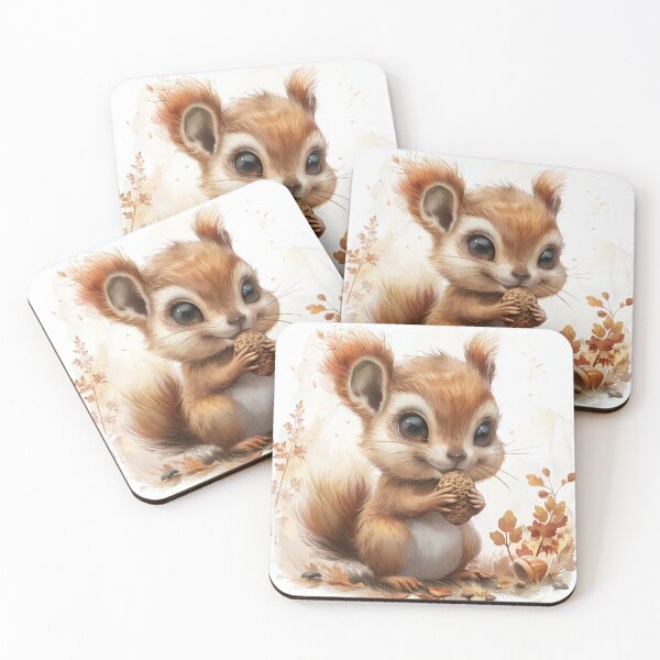 Item preview, Cute baby squirrel. Animal Clipart. designed and sold by AndreyKENO.