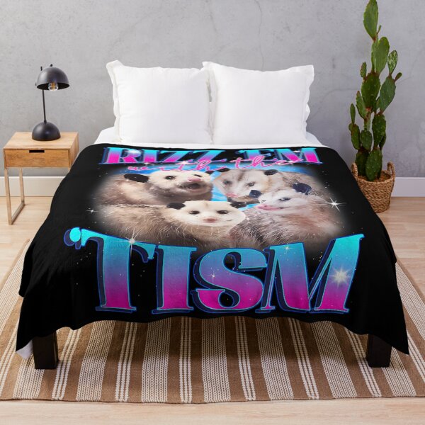 Item preview, Autism Rizz Em With The Tism Funny Opossum Meme Autistic (2) designed and sold by LeoVargasVelha.