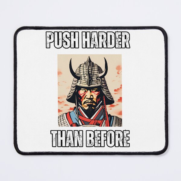 Item preview, Push Harder Than Before - Inspiring Fitness Slogan for Gym Goers designed and sold by Nalanda2000.