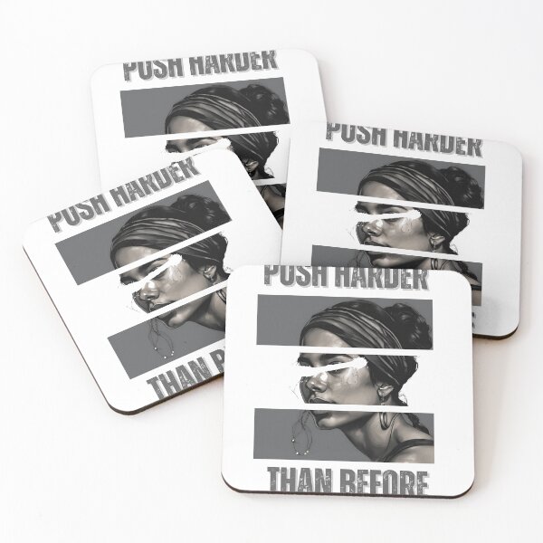 Item preview, Push Harder Than Before - Inspiring Fitness Slogan for Gym Goers designed and sold by Nalanda2000.