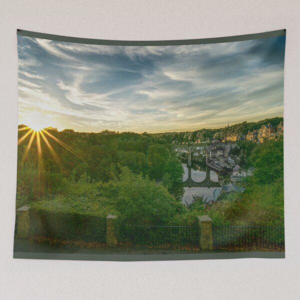 Item preview, Knaresborough Viaduct Sunset designed and sold by Alisonchambers2.