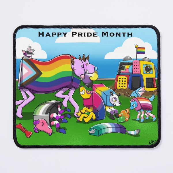 Item preview, Wobbledogs Pride Month designed and sold by LostMercury.