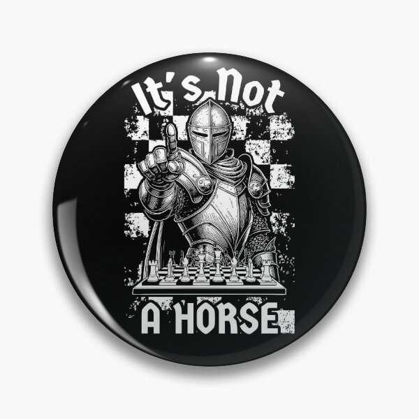 Item preview, Funny Chess Knight It's Not A Horse Vintage Checkmate Lover designed and sold by GrandeDuc.