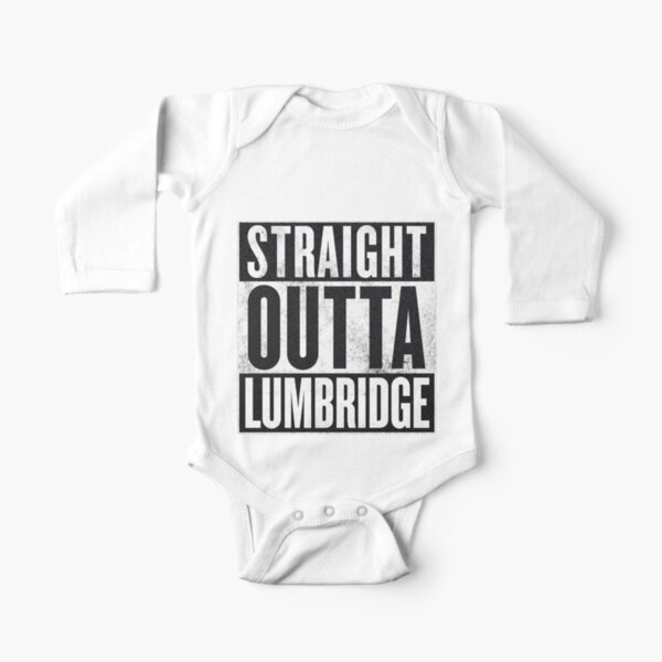 Straight Outta Lumby Long Sleeve Baby One-Piece