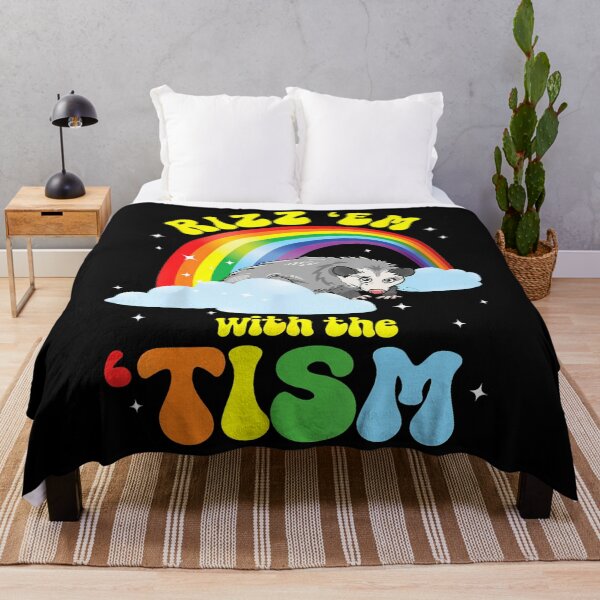 Item preview, Autism Rizz Em With The Tism Funny Opossum Meme Autistic designed and sold by LeoVargasVelha.