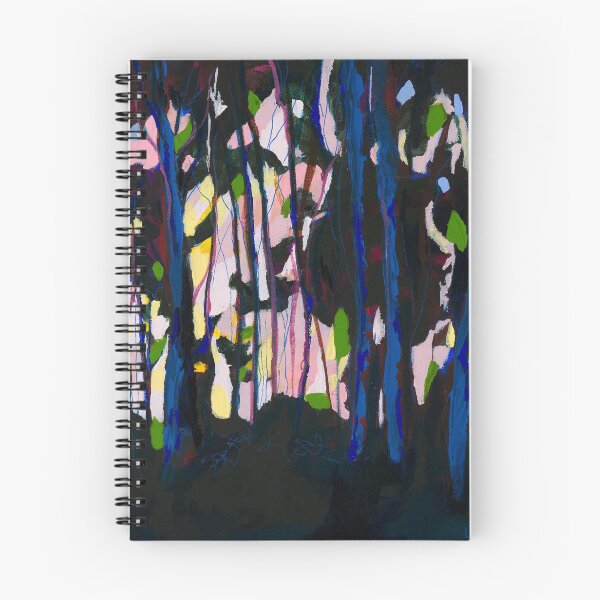 Item preview, Abstract Shell Pink and Blue Forest designed and sold by leahgay.
