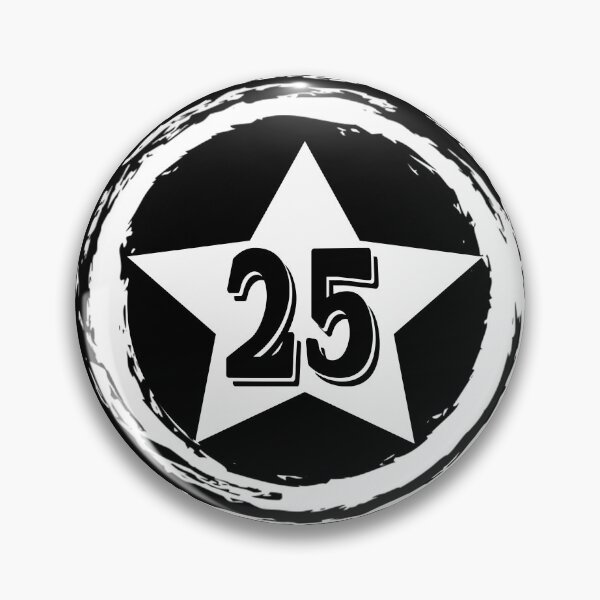 Item preview, Number 25 designed and sold by NumbersFort.