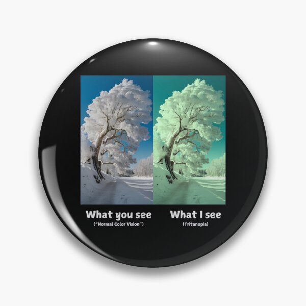 Item preview, Winter's Splendor: Tritanopia Awareness Snowy Landscape 2 designed and sold by Expathers.