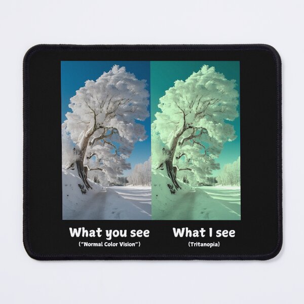 Item preview, Winter's Splendor: Tritanopia Awareness Snowy Landscape 2 designed and sold by Expathers.