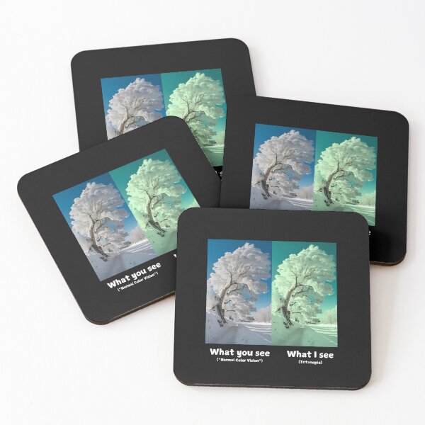Item preview, Winter's Splendor: Tritanopia Awareness Snowy Landscape 2 designed and sold by Expathers.