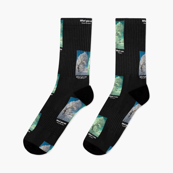 Item preview, Winter's Splendor: Tritanopia Awareness Snowy Landscape 2 designed and sold by Expathers.