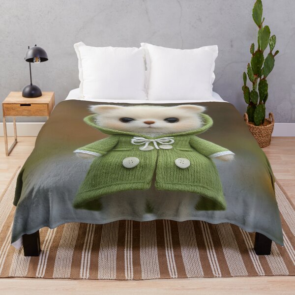 Item preview, Little bear with green coat designed and sold by Osintown.