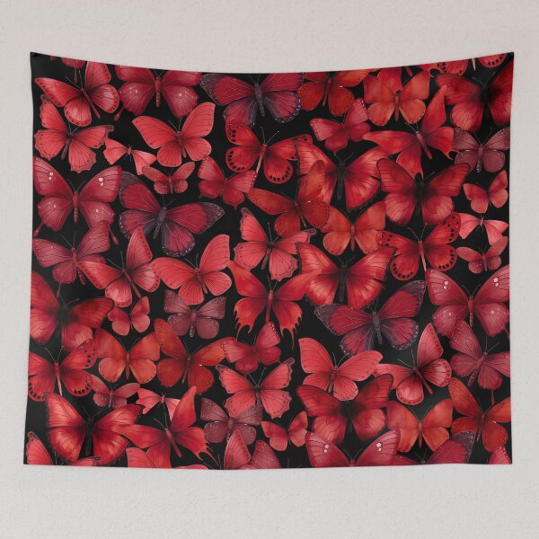 Item preview, Red Butterfly - Passion and Vitality Pattern designed and sold by OrganizeMe.