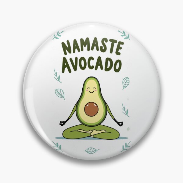 Item preview, Namaste Avocado | Cute Yoga Avocado Illustration for Wellness Lovers designed and sold by HAFIZ-DP.