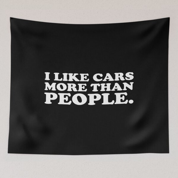 Item preview, I Like Cars more than People. designed and sold by crenaviolena.