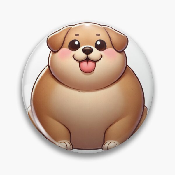 Item preview, "Cute round dog" designed and sold by taworn.